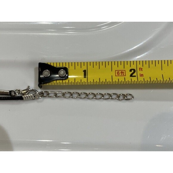 NEW Handmade Retro Art To Wear Purple Polymer Clay Bead Silver Tone Necklace - Picture 7 of 7